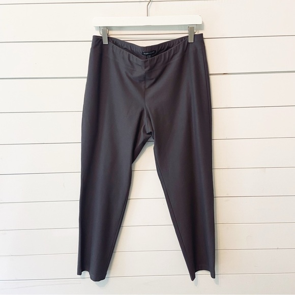 Eileen Fisher | Washable Stretch Crepe Slim Fit Ankle Pant Size Medium - Picture 1 of 7